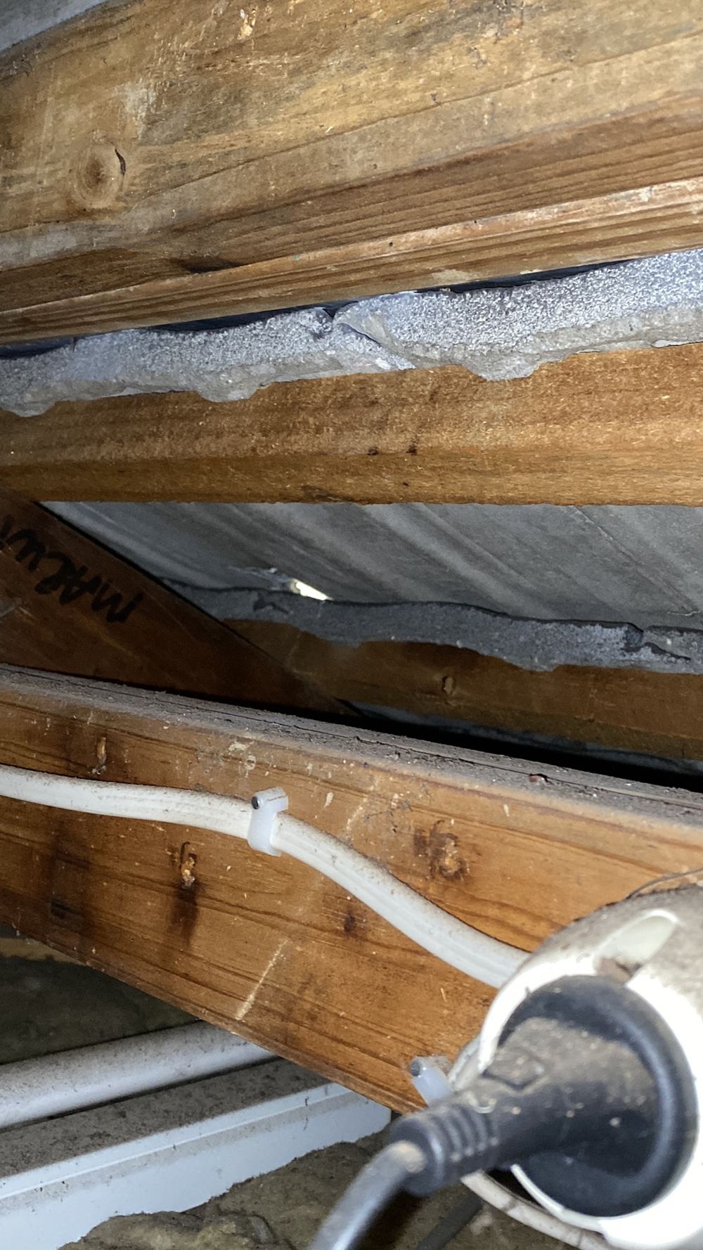 Cracked roof tile that could let water through to the ceiling below, found during a pre-purchase building and pest inspection in Castle Hill