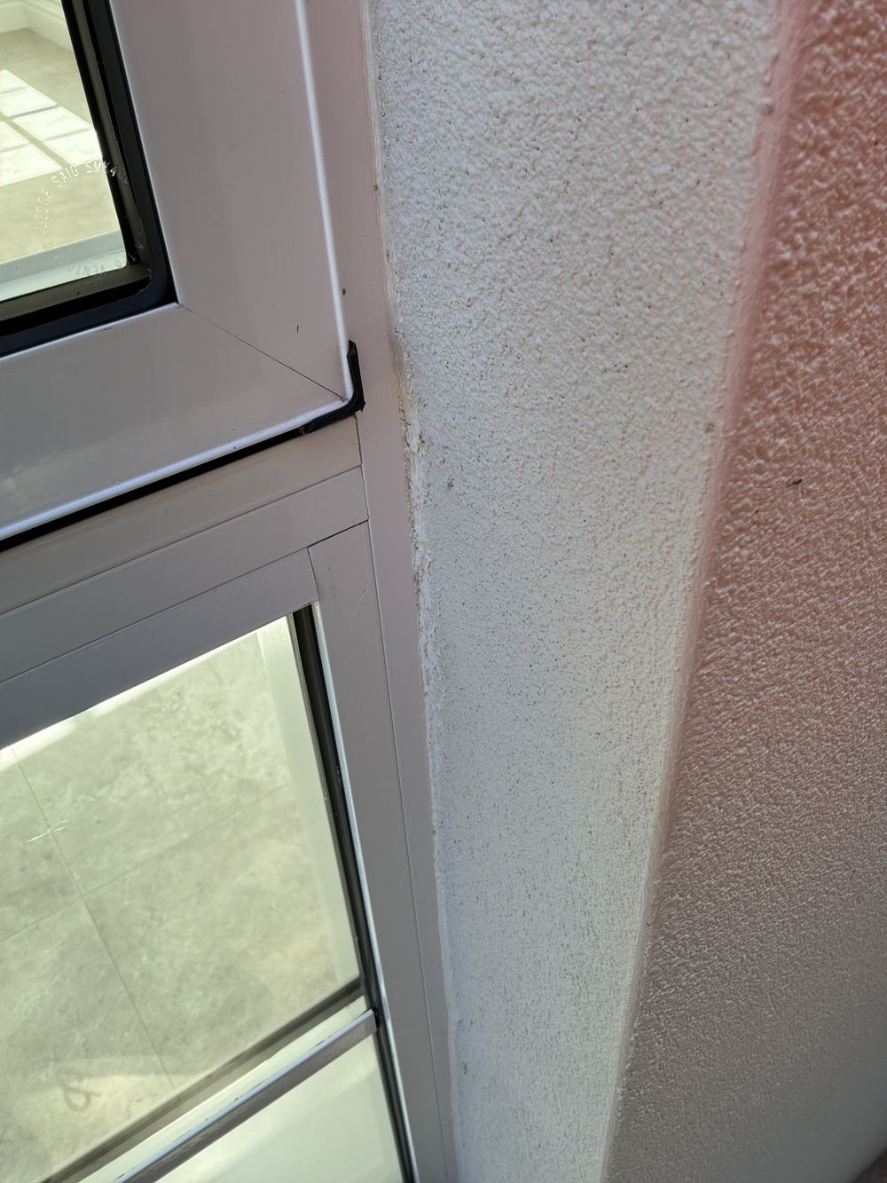 Window and door infills missing at the sides and head, found during a handover inspection in Castle Hill